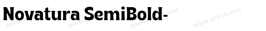 Novatura SemiBold字体转换